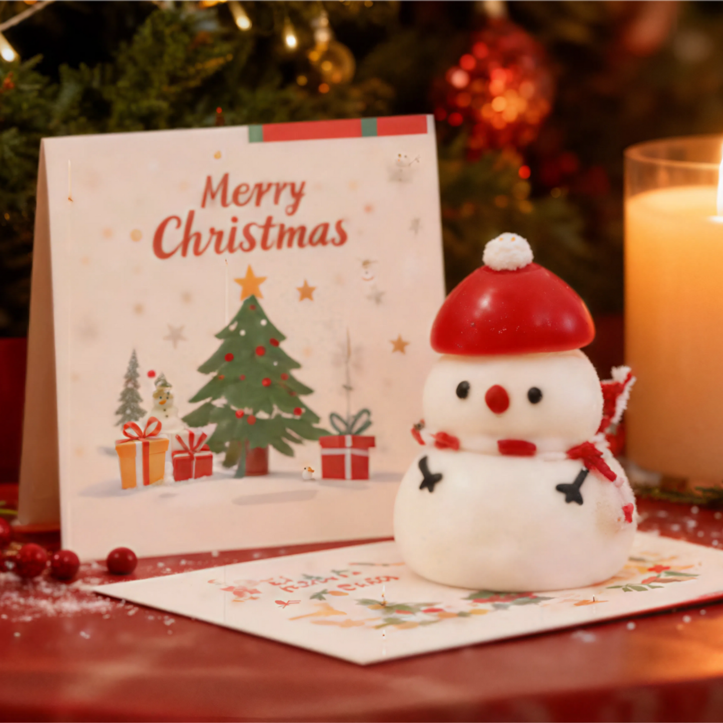 JINGGWW Snowman Squishy Toy | 4.5in Slow-Rise Stress Relief & Cute Winter Desk Decor