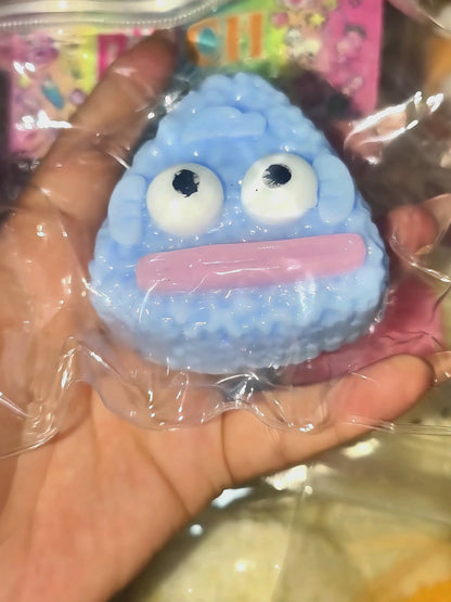 JINGGWW Blue Rice Ball Fish Taba Squishy Toy